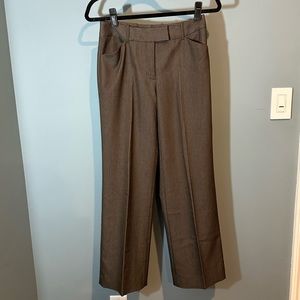 Brown & White Pin Stripe Work Pants